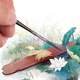 Artssecret xiyming gris écureuil cheveux longs aquarelle brosse pinceau 688lr point long aquarelle gouache acrylique Brosse de ligne de ligne professionnelle / set 688lr point quatre ensemble quatre ensembles
