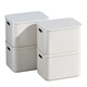 Baishengniu sundries storage box household wardrobe clothing storage box toy snack storage box plastic storage basket storage box high extra large size