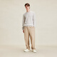Jack Jones (Jack/Jones) Herrenherbst Modekörper gestrickt Pullover Herren Runde Nackenmotor Wolle Mischung Pullover Strickpullover Herrenbasis Hemd A41 Yunwu Grey 170