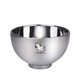 BEEDINGKA316 stainless steel double-layer bowl for children with heat insulation and anti-scalding eating bowl for primary school students drinking soup bowl for high temperature disinfection and anti-falling smiley face 380ml + 316 spoons of chopsticks