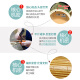 Jianliyuexiang carbonized bamboo green bamboo mat double bed mat single 1.5 meters [double-sided and foldable]