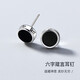 Zhen Shang Silver Chinese Gold Authorized Silver Earrings Men's Earrings Pendant High-end Birthday Gift for Boyfriend and Husband S925