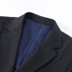 Shanghai Haoyu Wool Suit Suit Men's Slim Business Formal Wool Black Suit Groom Wedding Dress Groomsmen Suit 702 Black L (170)