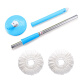 Accor Rotary Mop Accessories Thick Mop Rod + Disc + 2 Mop Heads
