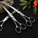 Xuanniao King pet scissors large curved scissors VG10 steel pet groomer professional curved scissors dog hair trimming 38 degrees curved 7.25 inches