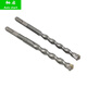 Fang Dawang Drill Bit Extended Impact Rotary Electric Hammer Square Handle Round Handle Concrete Drill Four Pit Rebar Planting Cement Wall Drilling Square Handle 6*110mm (10 pieces)