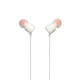 JBLT110 wired headset stereo in-ear headset computer game sports headset suitable for 3.5mm interface equipment white