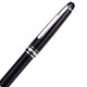 Montblanc (MONTBLANC) Meisterstück P164 dark black resin platinum decorated with hexagonal white star logo classic ballpoint pen 2866