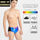 Arena men's briefs printed fashion anti-embarrassment professional training fitness quick-drying sports swimming trunks 5022