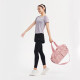 Mantenga las leggings de la cintura alta y la transpirable para mujeres que corren moda de dos piezas de dos piezas Wear 12588 Classic Black S