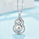 GsunG platinum pendant for women PT950 new rotating gourd moissanite platinum pendant rotating necklace pendant fashion price by gram, please contact customer service before bidding for gold price