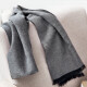 HAUTTON Men's Scarf Winter Thin Warm Scarf Business Scarf Male Birthday Gift for Husband and Dad WJ09