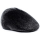 GLO-STORY peaked cap men's autumn and winter old man's hat imitation mink fur beret forward middle-aged and elderly hat MMZ934088