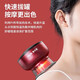 AUX Gua Sha Instrument Electric Gua Sha Instrument Cupping Device Home Gua Sha Artifact Gua Sha Brush Negative Pressure Cupping Instrument Meridian Dredging Whole Body National Day and Mid-Autumn Festival Practical Gift for Parents Upgraded Rechargeable Red 12 Levels of Suction + 12 Levels of Hot Compress