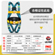 Gorm five-point safety belt full-body new national standard safety rope complete set of construction site workers air-conditioning lightweight safety belt anti-fall set GM3758 single small hook 3 meters