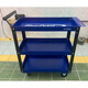 Snap-on Blue Dot Tools Blue Three-layer Tool Cart Car Repair Mobile Parts Cart Sturdy and Durable Trolley Blue Upgraded Model-With Screwdriver Holder