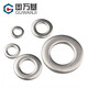 Guwanji 304 stainless steel metal gasket round flat washer ultra-thin flat washer retaining ring enlarged washer meson washer national standard M6x10x1 100 pieces