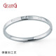 GsunG Platinum PT950 Bracelet Women's Platinum Men's and Women's Couple Bracelet Simple Fashion Spring Buckle Bracelet Priced by Gram Contact before bidding