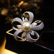 SNQP official quality Swarovski zirconium 2025 new brooch for women exquisite corsage AED7421--brooch platinum SF air transport + high-end gift box packaging