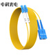 Zhongke Optoelectronics Single-mode fiber jumper Single-mode dual-core Duplex optical cable pigtail UPC telecom grade 9/125 fiber cable LC-SC single-mode ZK-LC-SC/OS2-SS 1 meter