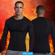 Yihaote (yihaote) spring and summer thickened velvet thermal tights for men quick-drying long-sleeved fitness clothes for men high elastic sports basketball running sweat-absorbent (plus velvet) tights suit L (170-175 high. 120-135 Jin Jin equals 0.5 kg)