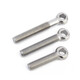 Jinchao 304 stainless steel live joint slip knot screw lifting ring fish eye screw hole bolt M5M6M8M10 M8*55 (2 pieces) 304
