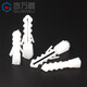 Guwanji plastic expansion tube white nylon fish-shaped rubber plug expansion screw rubber particle expansion bolt anchor wall expansion plug national standard 100 pieces white M6 100 pieces