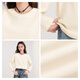 MJ STYLE 200g pure cotton loose long-sleeved T-shirt for women 2026 autumn casual fashion cute kitten versatile top