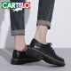 CARTELO crocodile CARTELO British style retro small leather shoes women's lace-up shoes KDLYJ-WF031 black 38