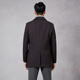 Boni coat men's winter warm wool single coat coat light business men's wool coat BO733261B brown 170