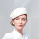 EE 2022 autumn and winter new British retro hat simple and versatile travel beret for women white adjustable