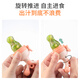 Cofene Bite Baby Food Bite Bag Fruit and Vegetable Teether Baby Fruit Food Complementary Pushable Pushable Bite Water Green (Size + L) + Anti-drop Chain