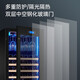 Qike wine cabinet constant temperature wine cabinet smart home commercial tea sake beer champagne whiskey ice cold bar cabinet wine storage large living room 1.26 meters high - single temperature direct cooling, full wine
