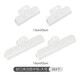 Home KATEI STORY Japanese sealing clip food sealing clip snack clip sealing strip moisture-proof fresh-keeping plastic bag potato chip tea clip white medium size 2 pieces + large size 2 pieces