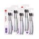 Shuke Charcoal Wire Energy Cepillo de dientes Soft Cepillo de cabeza pequeña para adultos para adultos Men y mujeres Cepillo de dientes de alta gama [8] Bisqueo suave de alambre de carbón 8 8