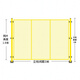 Nightingale factory warehouse isolation net workshop isolation net fence net protective net express sorting partition net wire mesh door guardrail yellow 2 meters high * 3 meters wide / one net and one column