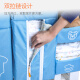 New Belle crib storage bag bedside hanging bag multifunctional diaper bedside storage bag washable storage bag sky blue