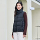 Tambor Down Jacket Vest Women's Stand Collar Loose Outer Short Down Vest Jacket TD236006 Black 175