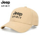 JEEP Jeep hat men's baseball cap new peaked cap Korean style trendy sun hat fashion hip-hop sun protection outdoor street sun hat CA0153 black one size fits all (56-61CM) cap circumference size can be adjusted