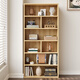Coolin bookshelf floor-standing simple bookcase simple multi-layer storage rack living room bedroom storage cabinet 6-layer wood color