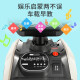 Xingpa children's electric excavator can sit and ride boys' toy car children's car 2-year-old excavator hook machine Children's Day gift all-electric [electric arm + push rod + story music]