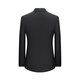 Shanghai Haoyu Wool Suit Suit Men's Slim Business Formal Wool Black Suit Groom Wedding Dress Groomsmen Suit 702 Black L (170)
