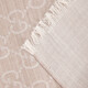 GUCCI Gucci scarf women's double G printed wool scarf beige 165904 3G646 9500
