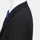 Shanghai Haoyu Wool Suit Suit Men's Slim Business Formal Wool Black Suit Groom Wedding Dress Groomsmen Suit 702 Black L (170)