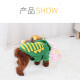 Hanhan Pet Dog Clothes Cat Clothes Pet Clothes Transformation Cat Clothes Small and Medium-sized Dogs and Puppies Autumn and Winter Clothes Small Dinosaur Style S Size Recommended Weight 2-4 Jin [Jin is equal to 0.5 kg]