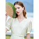 Betu women's new summer dress elegant light national style romantic dress women 2303D05 light apricot S