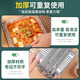 Air fryer special paper square tinfoil tray barbecue box tinfoil box bowl baked food grade thickened high temperature resistant square length/width 20cm 60 pcs