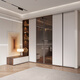 Lin's Home Whole House Customized Home Wardrobe Customized Bedroom Customized Master Bedroom Wardrobe Light Luxury Large Cloakroom Cabinet Combination Customized Gold