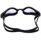 YINGFA myopia swimming goggles casual large frame anti-fog water glasses ok3800af can have different degrees for left and right eyes, black 300 degrees