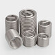 Tongrong Cuibingneng 304 stainless steel thread braces thread protective sleeve screw sleeve steel wire sleeve spring repair steel sleeve conversion M1.6*0.35*1D 20 pieces